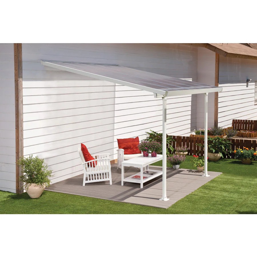 Shop Palram 9ft 10in x 9ft 10in x 91/2ft Metal Patio