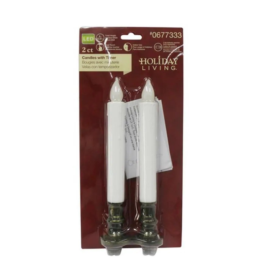 Shop Holiday Living 2Pack 12.75in BatteryOperated Led Bronze