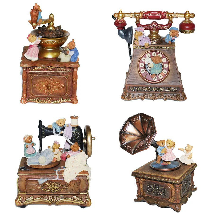 Holiday Living Antique music boxes Assortment at