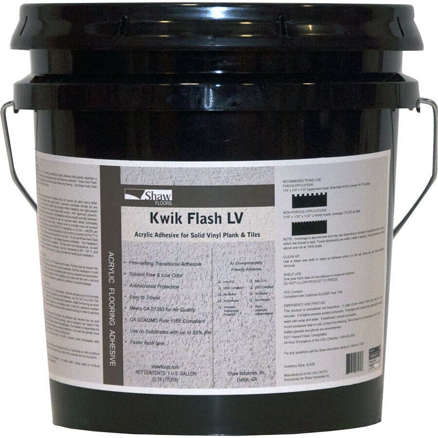 Shaw Kwik Flash 1Gallon Vinyl Tile and Plank Flooring Adhesive (1