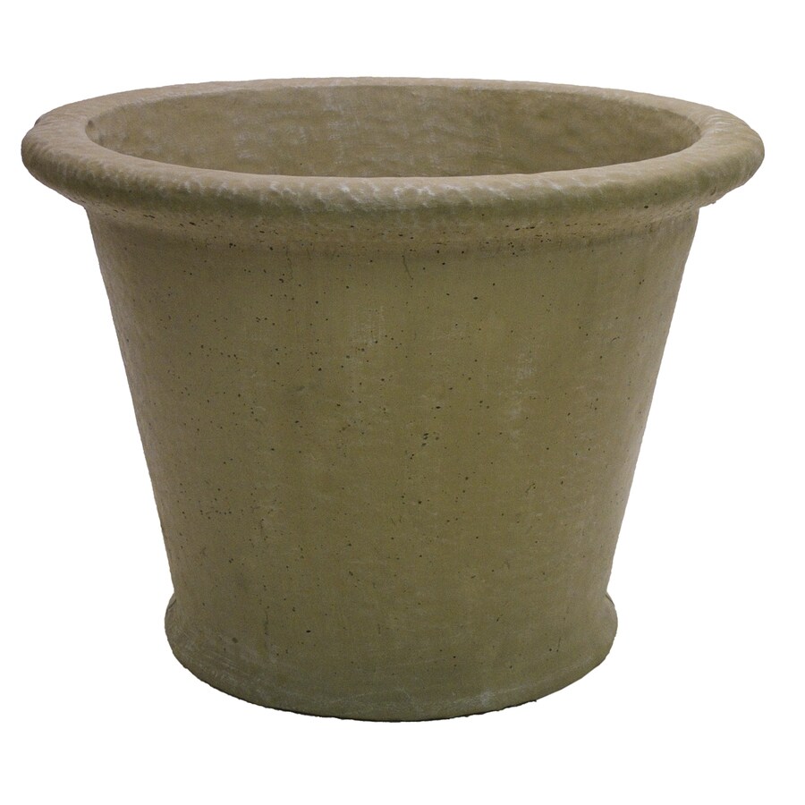 27in W x 20in H Desert Sand Concrete Planter at