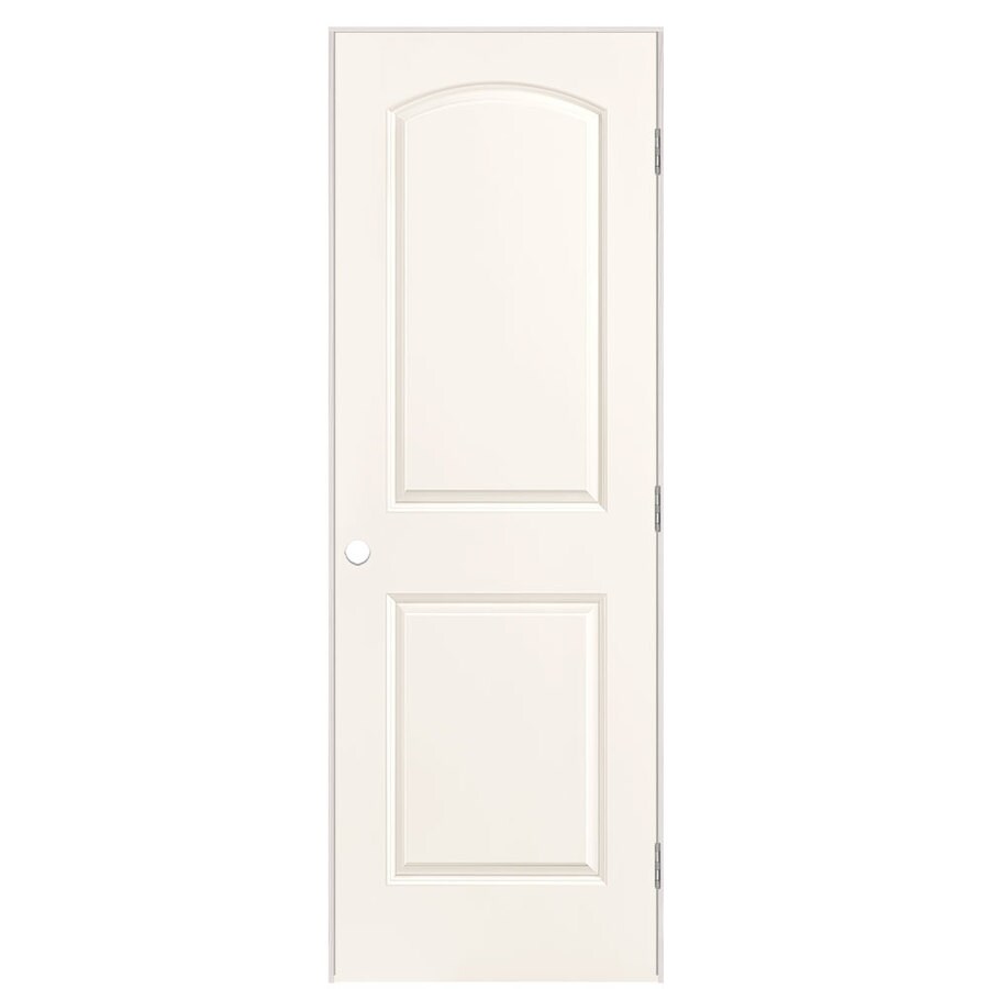Masonite Roman 28in x 80in White 2Panel Round Top Hollow Core Molded