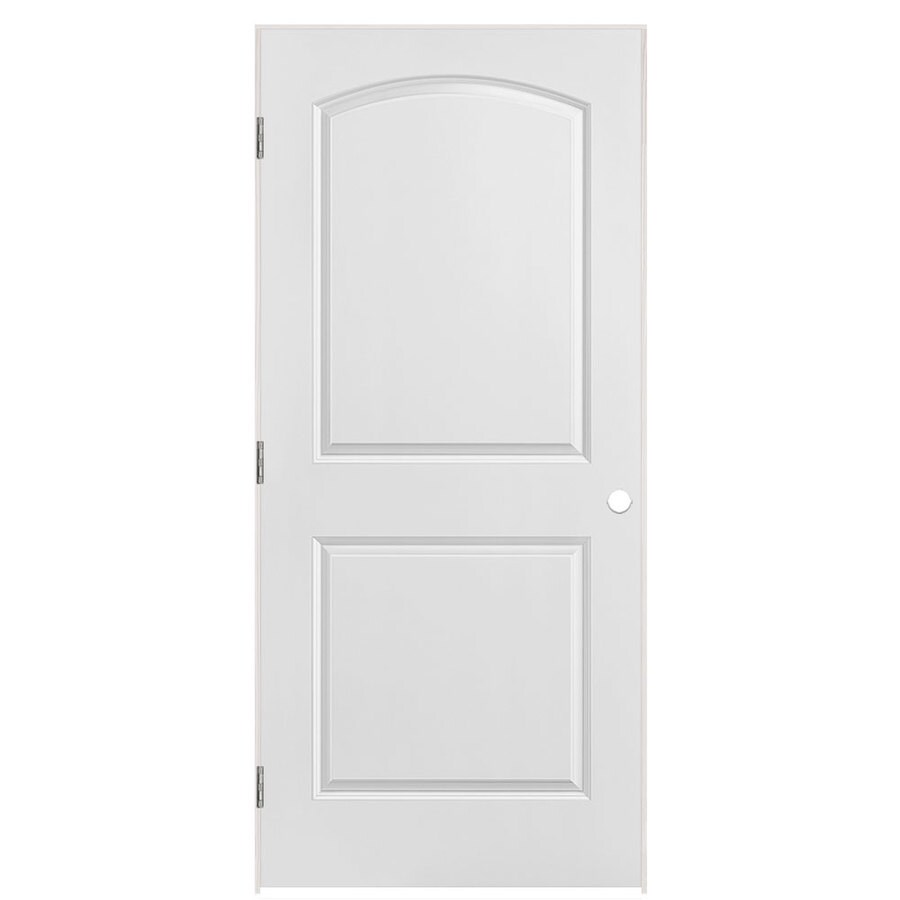 Masonite Roman 36in x 80in Primed 2Panel Round Top Solid Core Molded