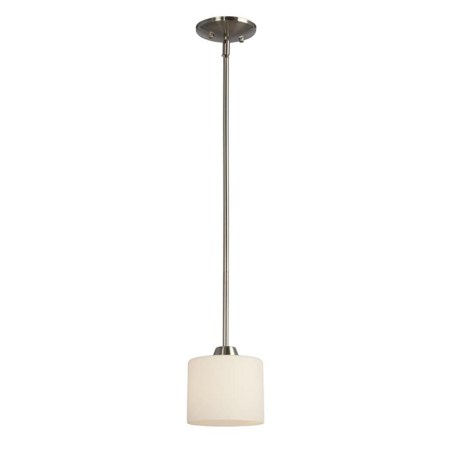 Galaxy Lighting Drummond Brushed Nickel Mini Transitional Drum Pendant