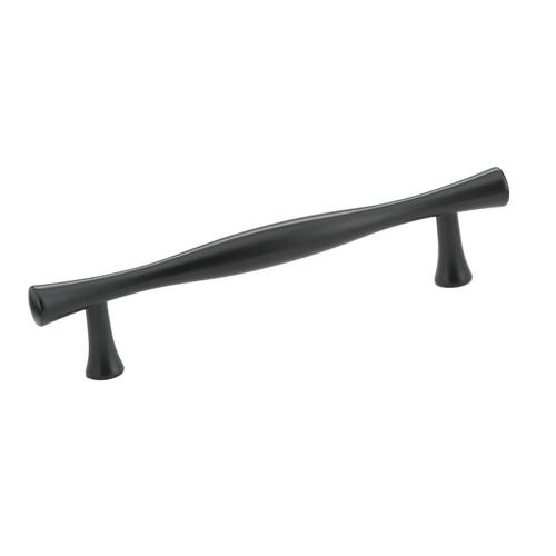 Richelieu 37/9in Center to Center Matte Black Rectangular Bar