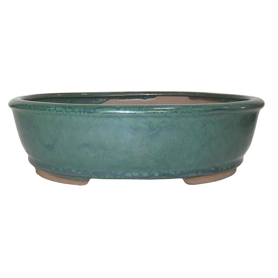 Brussel's Bonsai Forest Green Glaze Bonsai Pots at