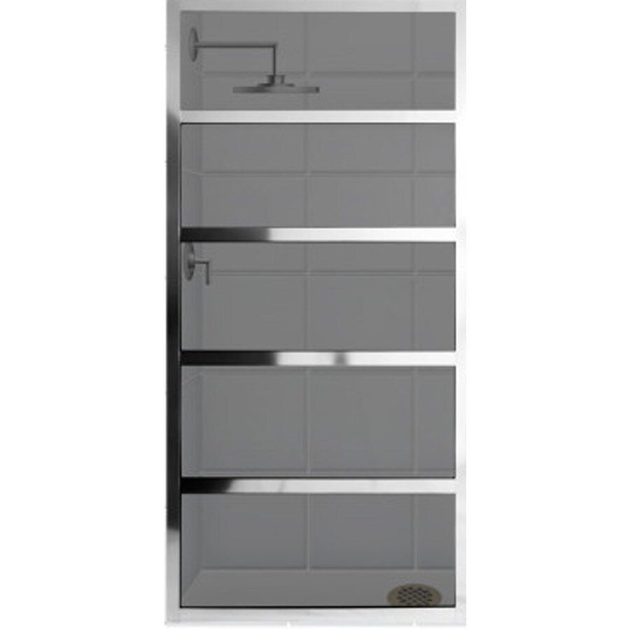 Shop Coastal Shower Doors Gridscape Series 47in to 47in OilRubbed