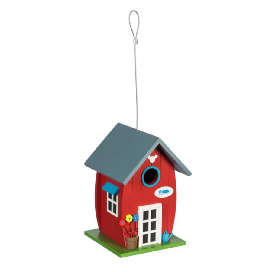 Red Bird Houses at
