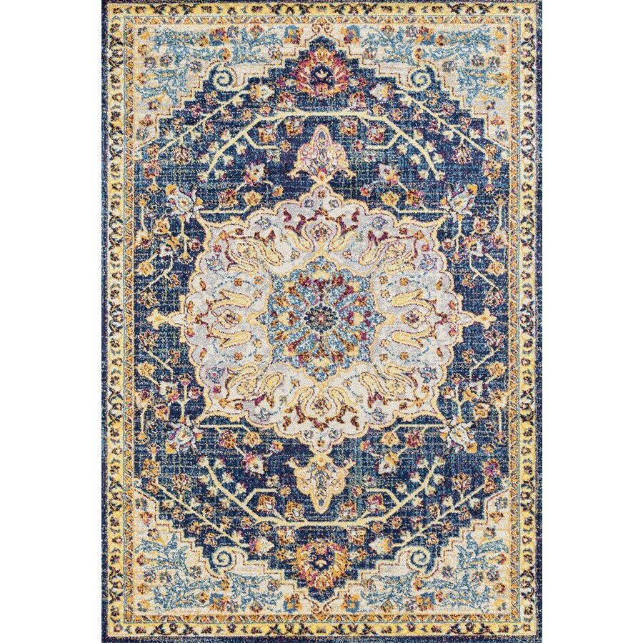 United Weavers Of America Abigail 5 x 7 Blue Indoor Oriental Area Rug