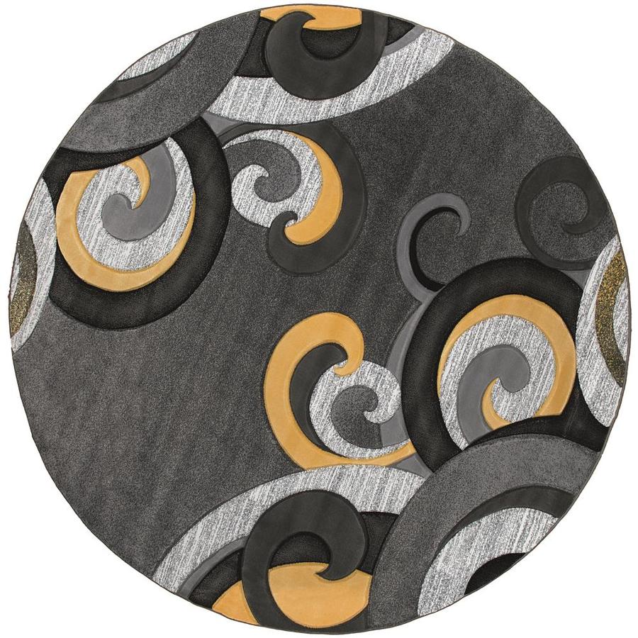 Yellow Round Rugs at