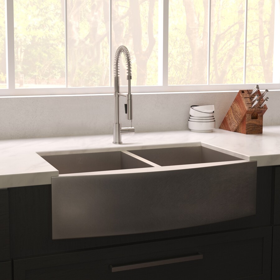 ZLINE KITCHEN & BATH ZLINE stainless steel sinks 36in x 36in Durasnow