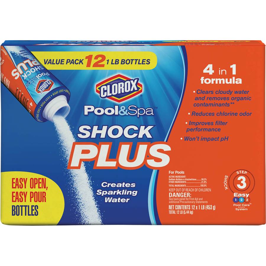 Shop Clorox Pool&Spa 12Pack Shock Plus 16 oz. Pool Shock at