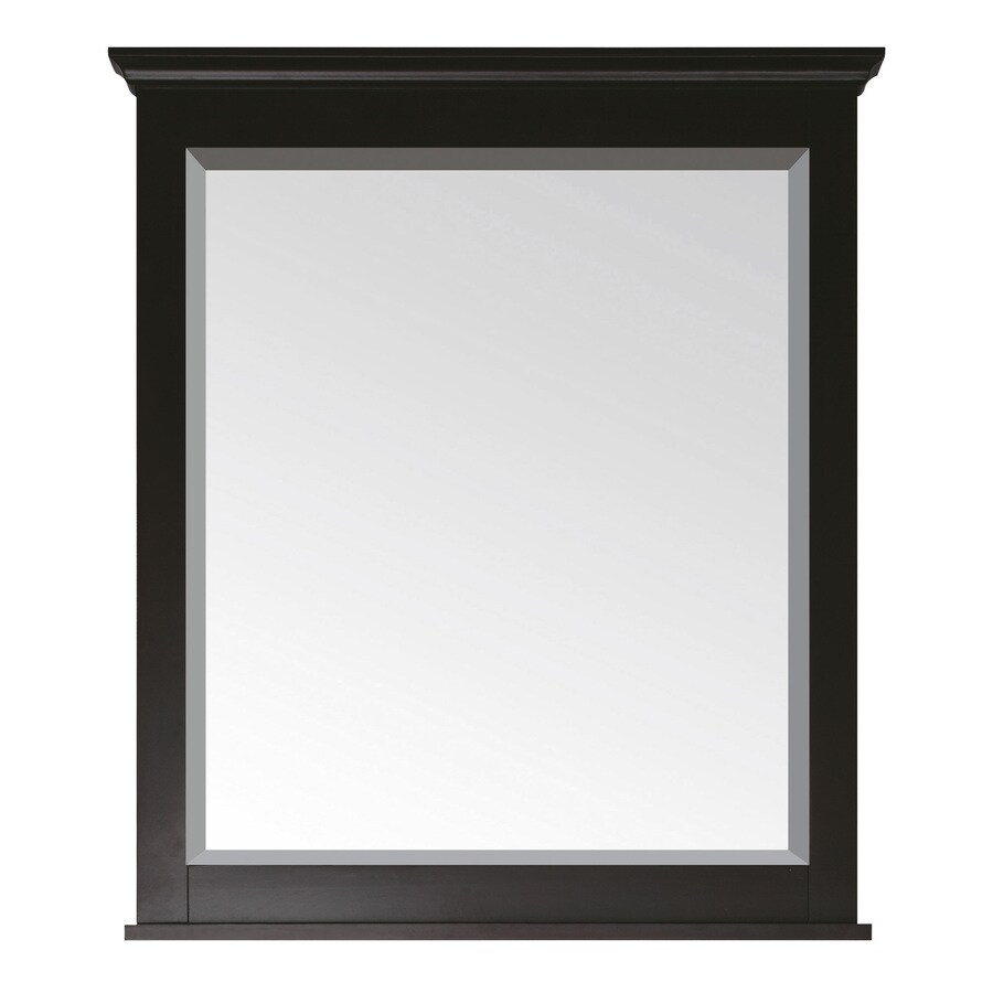 Avanity 40in H x 36in W Merlot Espresso Rectangular Bathroom Mirror