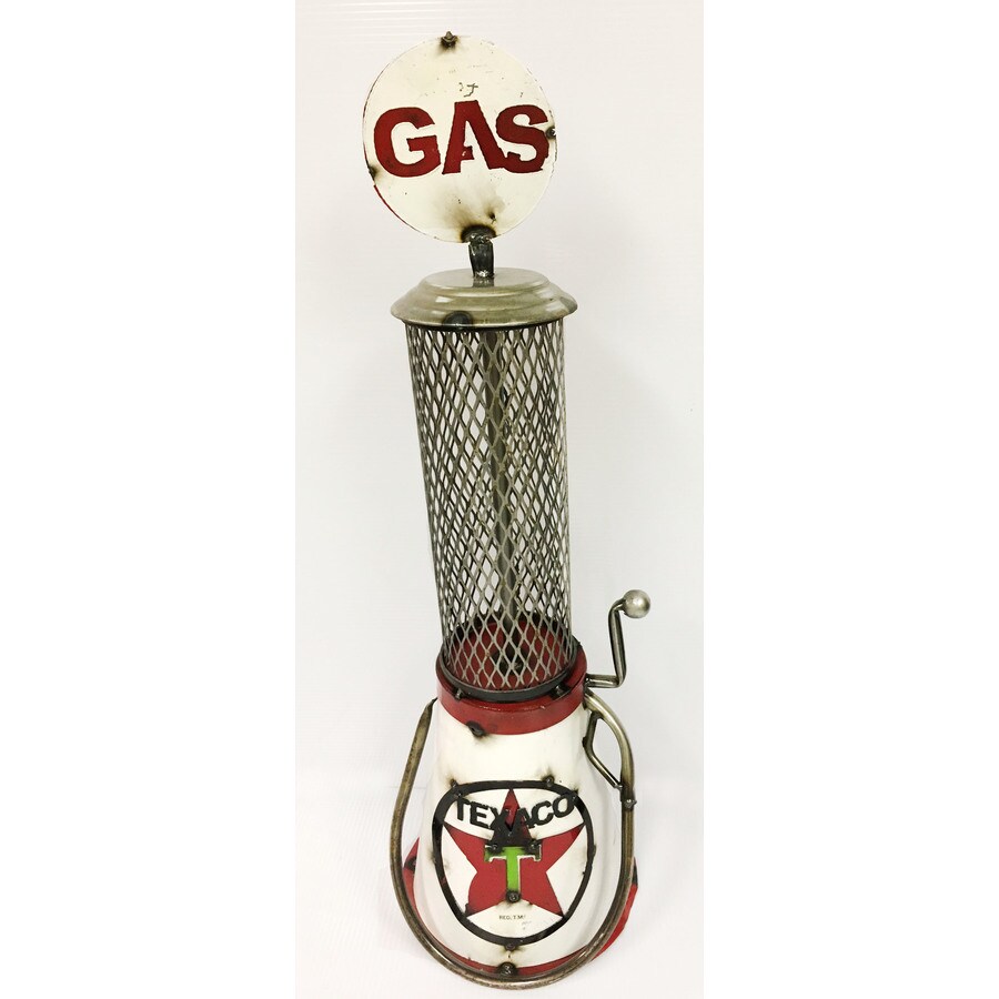 Creative Decor Sourcing Texaco Cylinder Gas Pump at