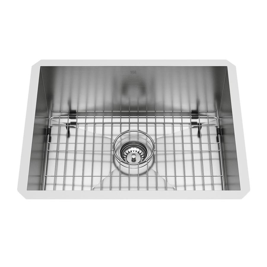 VIGO 16Gauge SingleBasin Undermount Stainless Steel