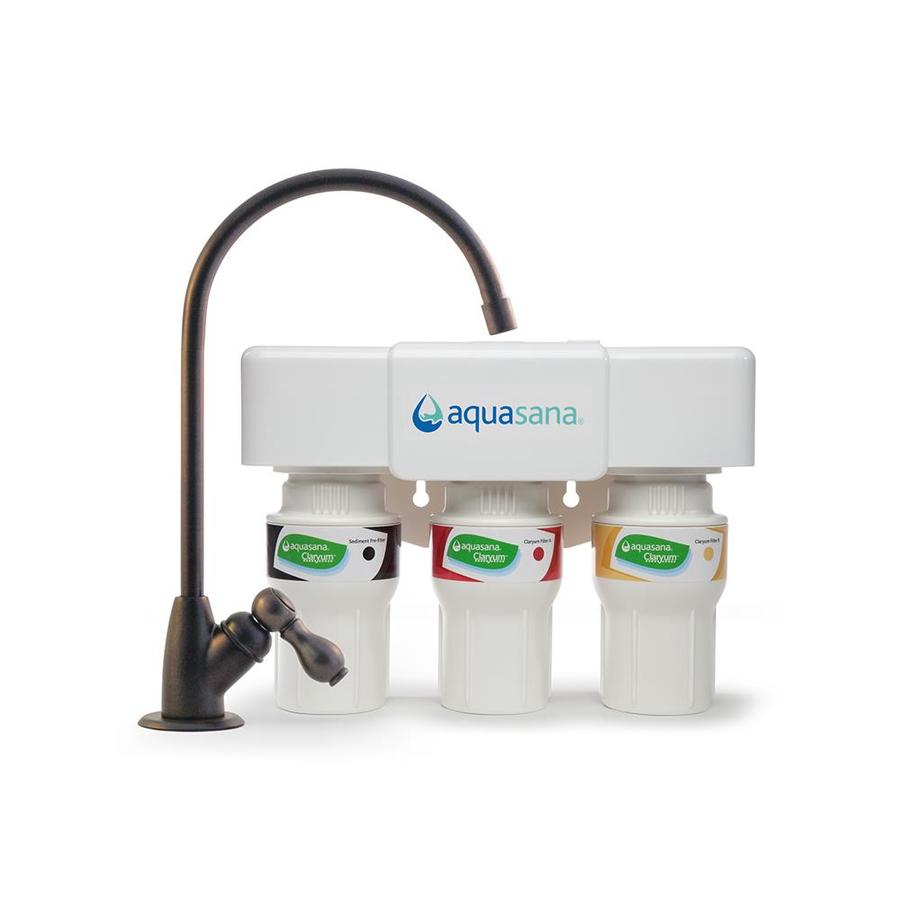 Aquasana TripleStage Carbon Block Under Sink Water Filtration System
