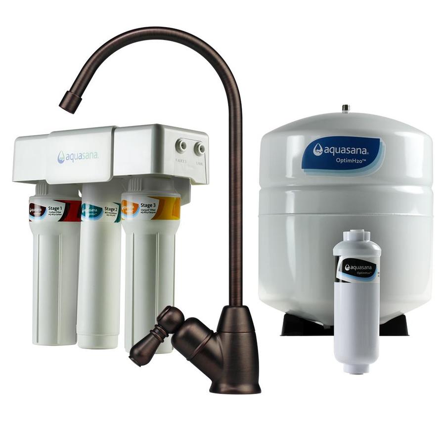 Aquasana OptimH2O TripleStage Reverse Osmosis Filtration Under Sink