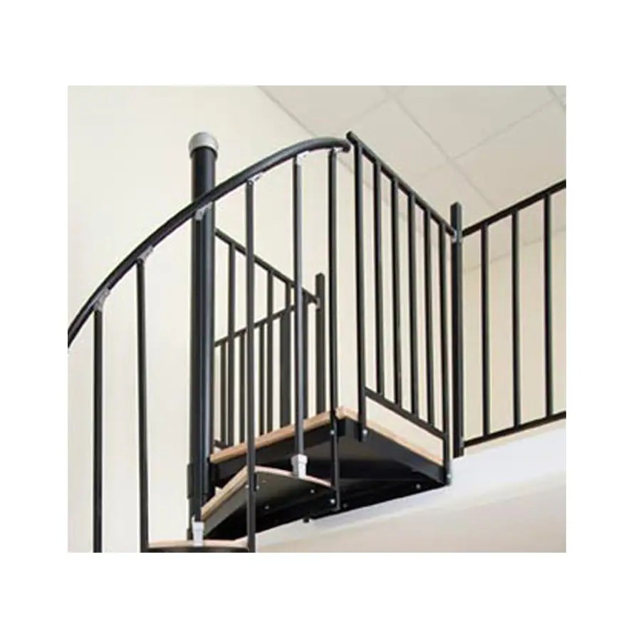 The Iron Shop Houston 2.5ft White Painted Stair Railing Kit in the