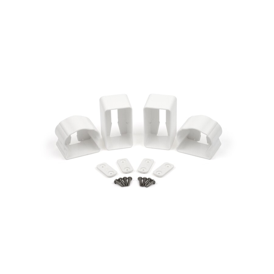 Fiberon 2Pair White Deluxe Rail Bracket at