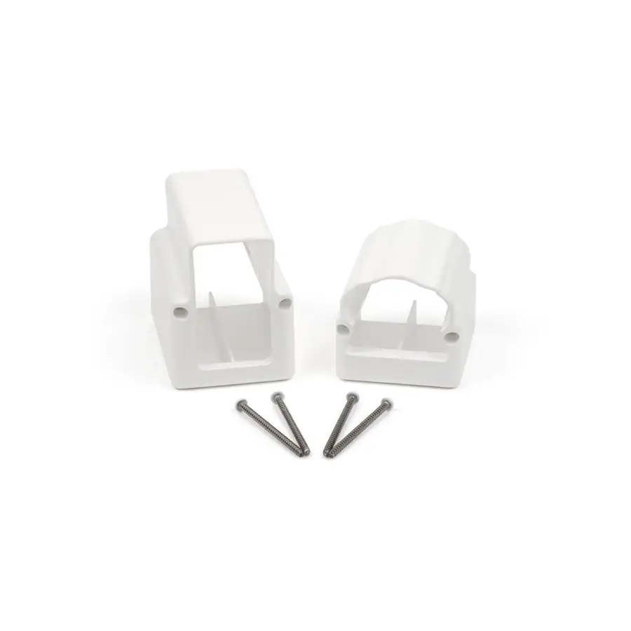 Fiberon Deluxe White PVC Stair Connector at