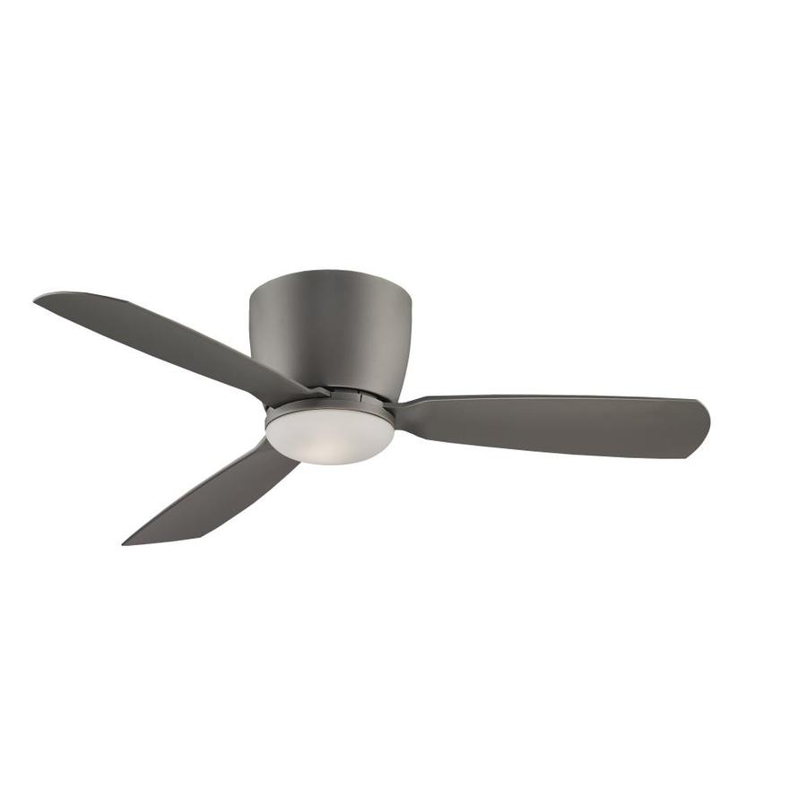 Fanimation Embrace 44in Matte Gray Indoor Flush Mount Ceiling Fan with