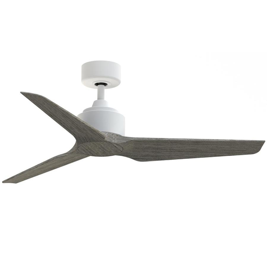 Fanimation TriAire Custom 48in Matte White Indoor/Outdoor Smart