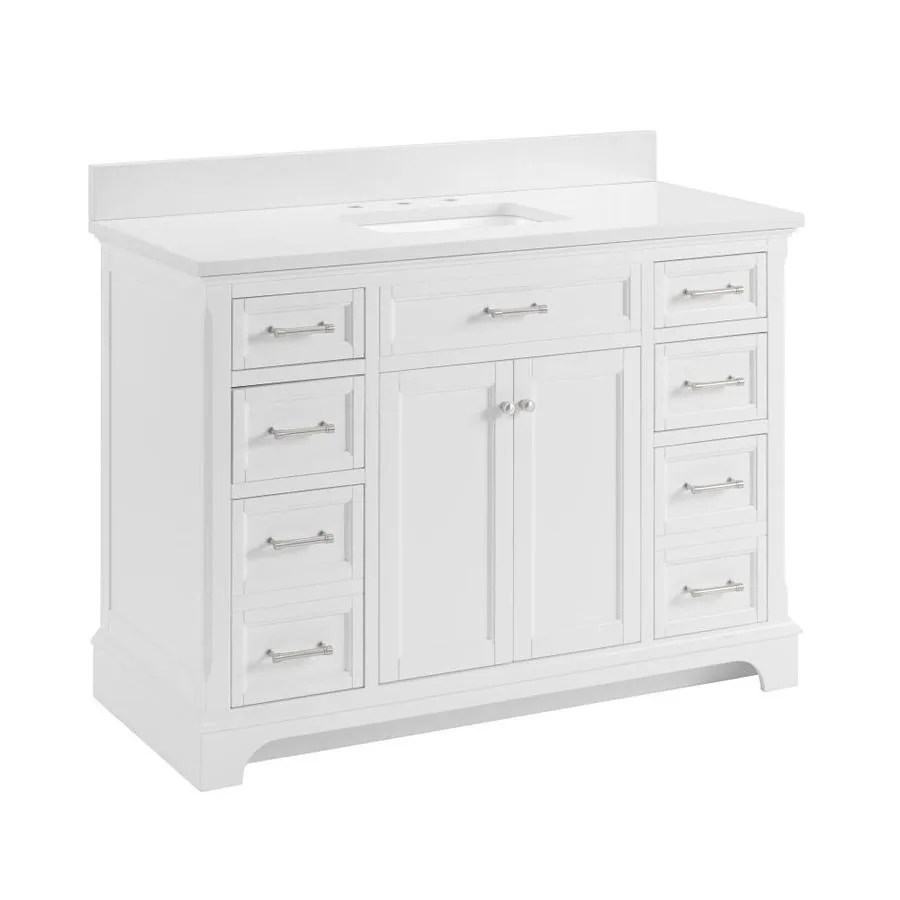 Lowes Bathroom Vanity 48 Inch Allen Roth Kingscote 48 In Espresso