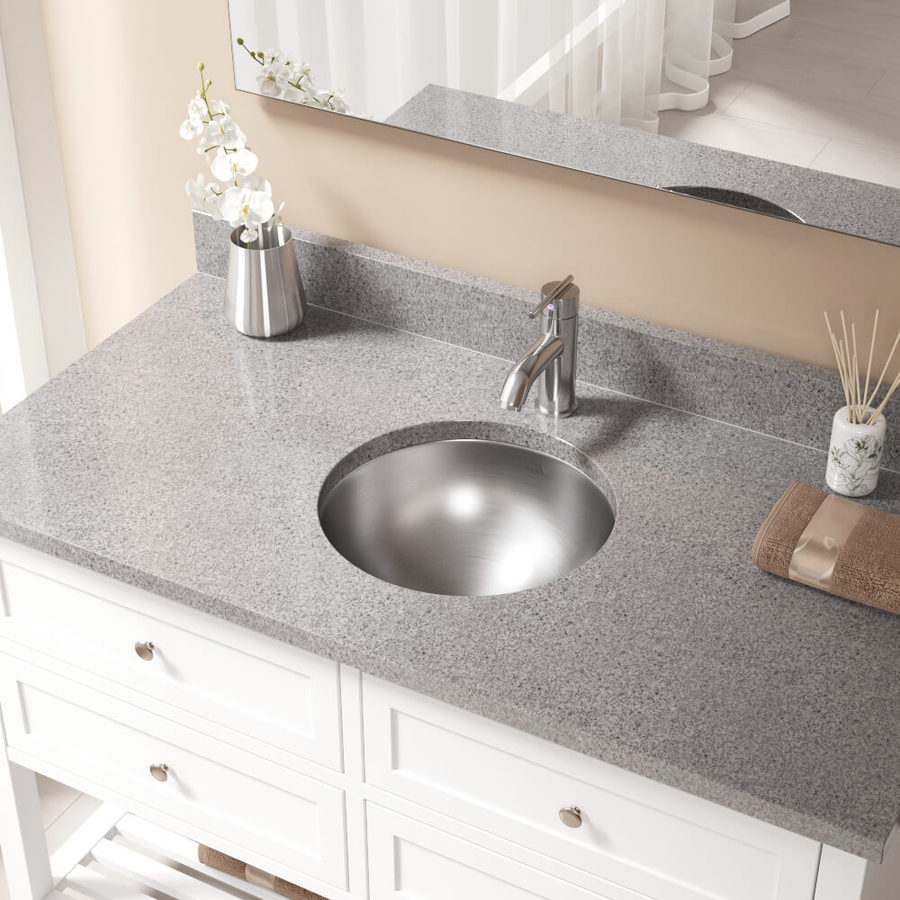 MR Direct Stainless Steel Stainless Steel DropIn or Undermount Round