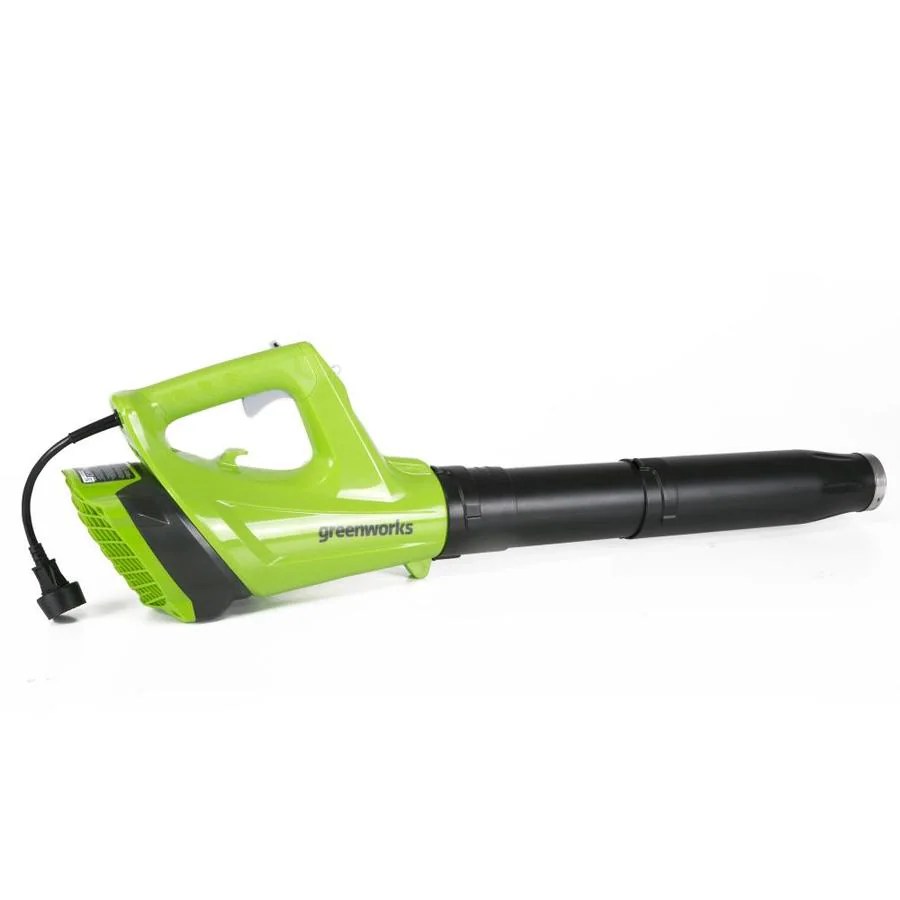 Greenworks 9Amp 530CFM 130MPH Corded Electric Leaf Blower in the