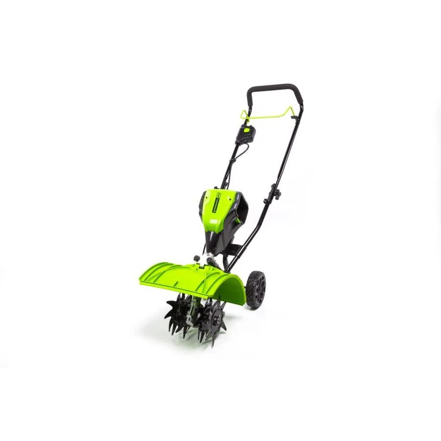 Greenworks Pro 60Volt Lithium Ion Forwardrotating Cordless Electric Cultivator (Battery