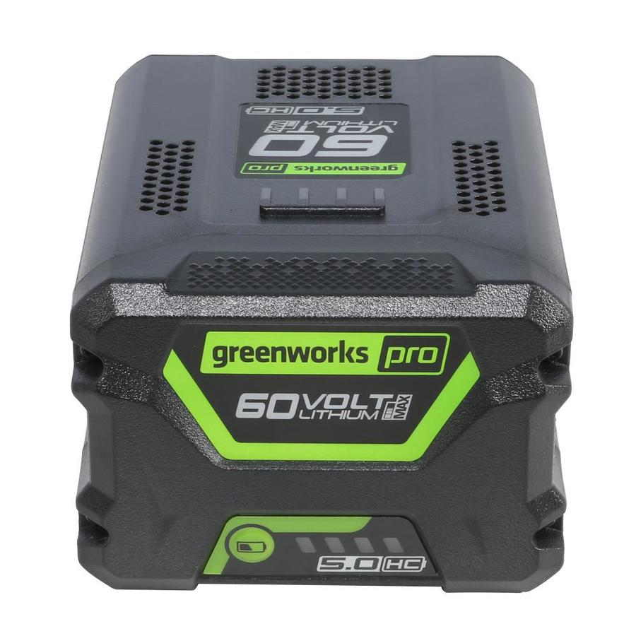 Greenworks Pro 60volt HC 5 Ah Battery in the Cordless Power Equipment