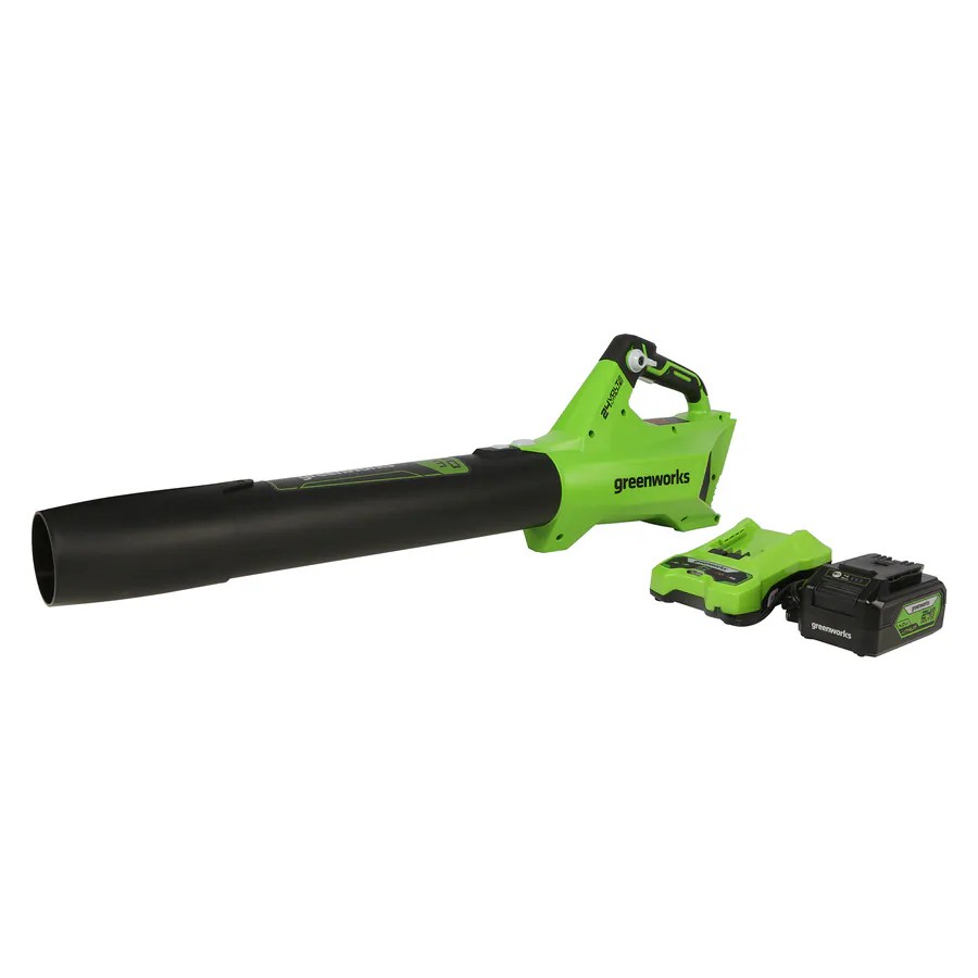 Greenworks Greenworks 24V Brushless Axial Blower (110 MPH/450 CFM), 4Ah