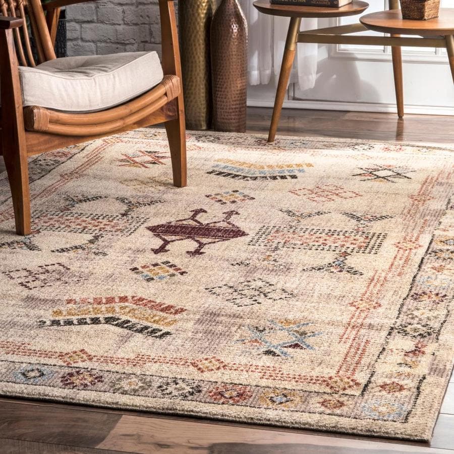 nuLOOM 5 x 8 Beige Indoor Distressed/Overdyed Vintage Area ... (675 x 675 Pixel)