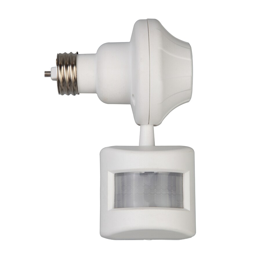 Utilitech 180Degree 1Head White Halogen MotionActivated Flood Light