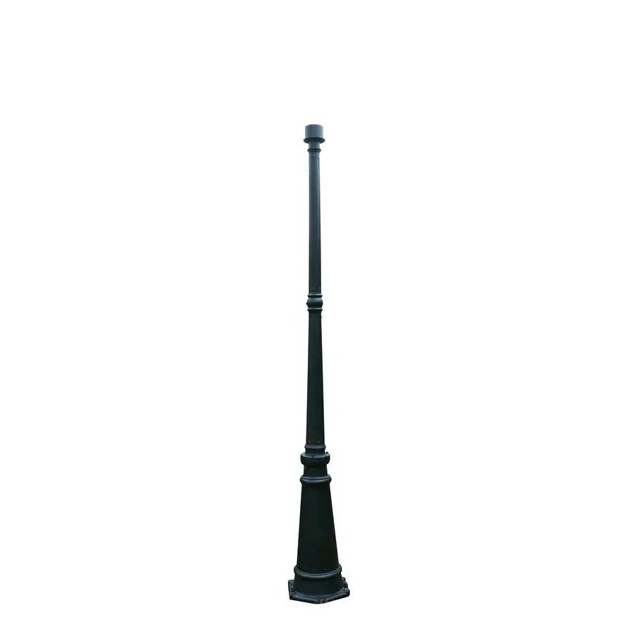 Portfolio 71.54in Black Traditional Pole in the Post Light Parts