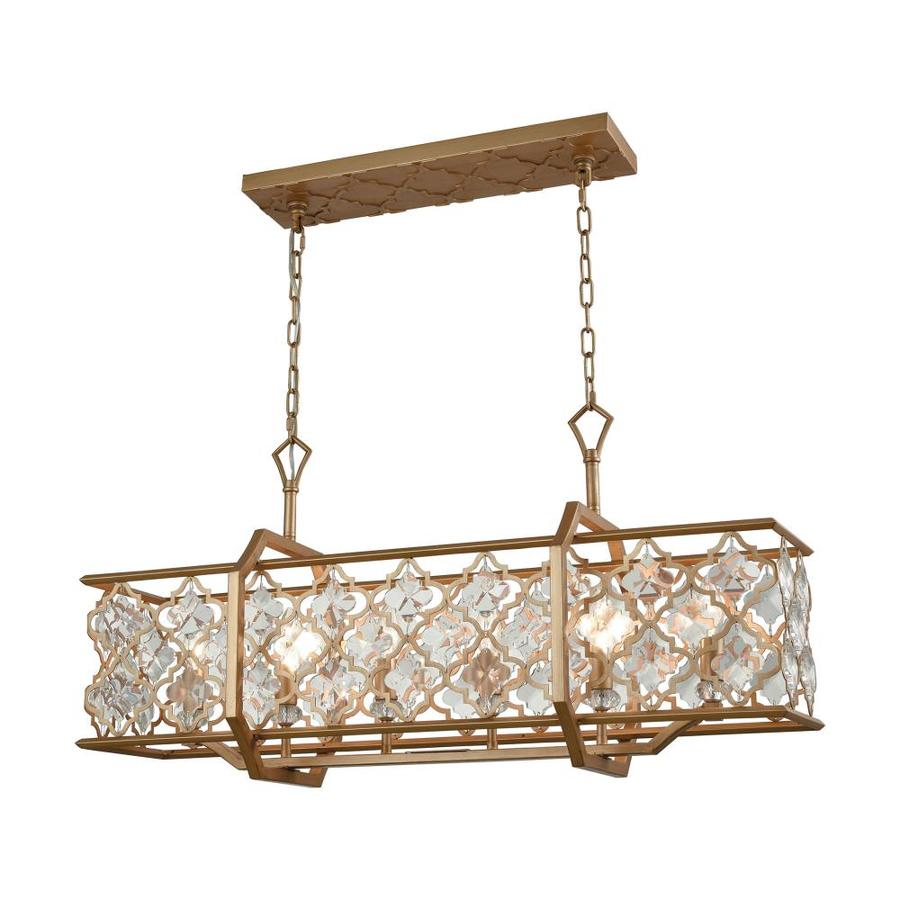 Westmore Lighting Granby 6Light Matte Gold Glam Crystal Linear