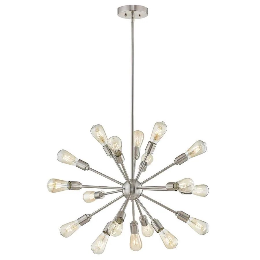 Shop Style Selections Grayford 35.43in 18Light Brushed Nickel Linear