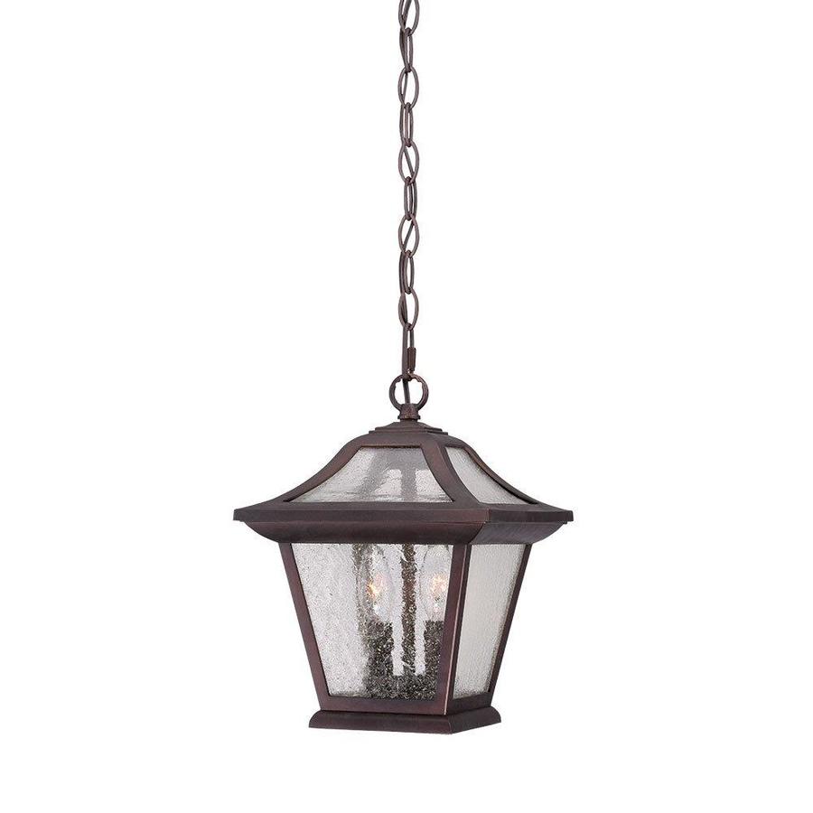 Acclaim Lighting Newcastle Matte Black Single Traditional Beveled Glass