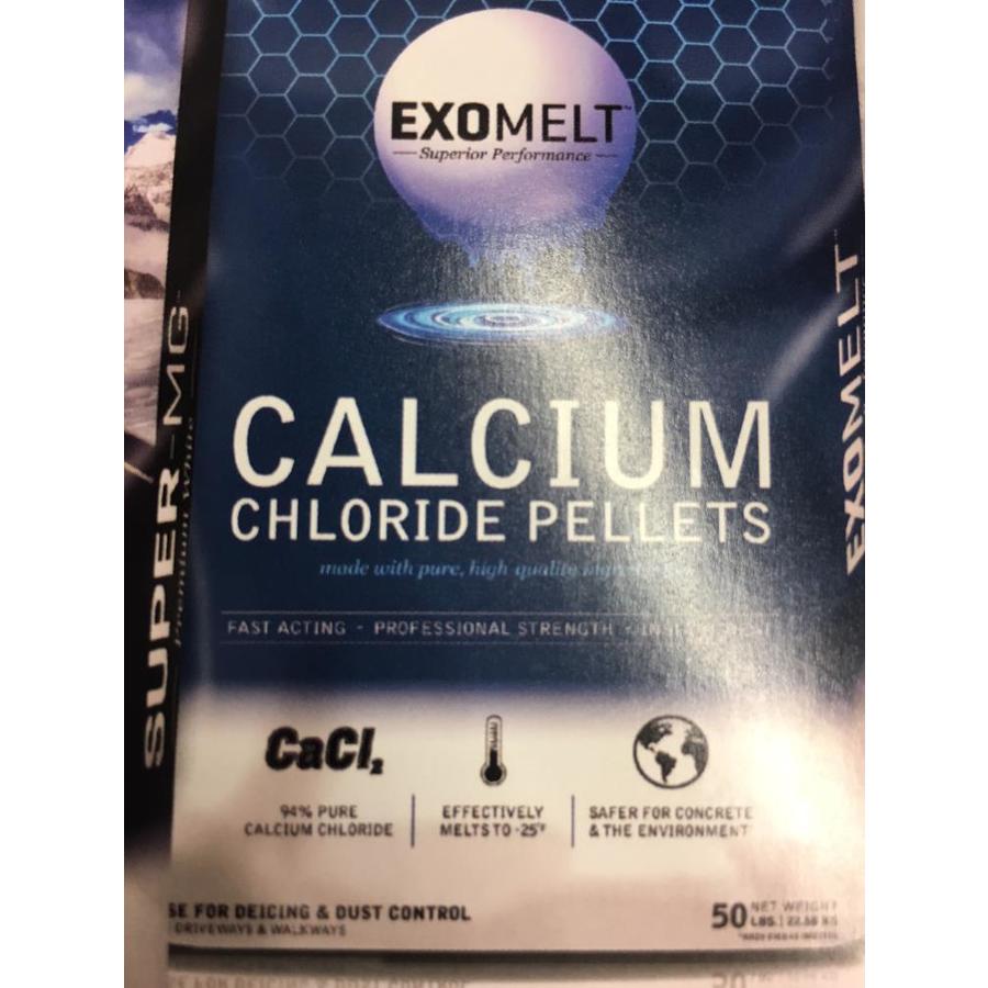 50 lbs. Fast Acting Calcium Chloride Ice Melt in the Ice