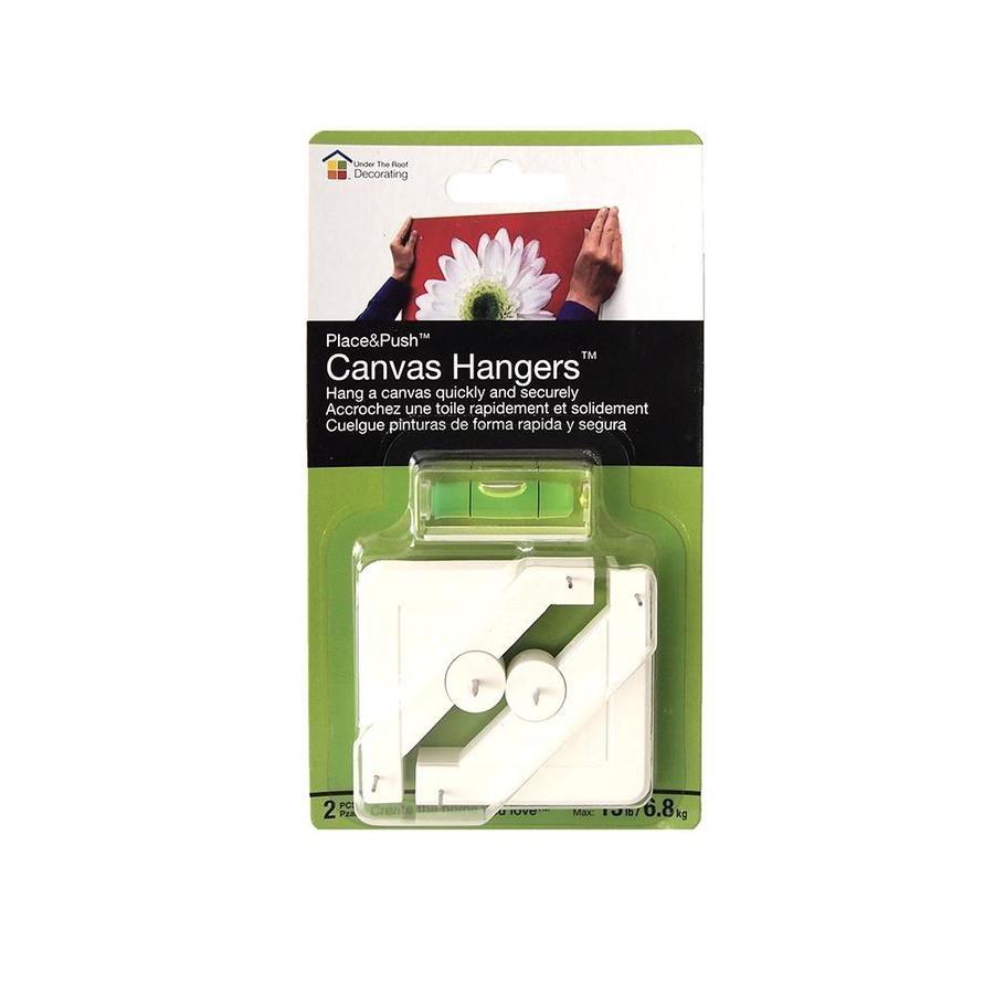 Under the Roof Decorating Canvas Hangers in the Picture Hangers