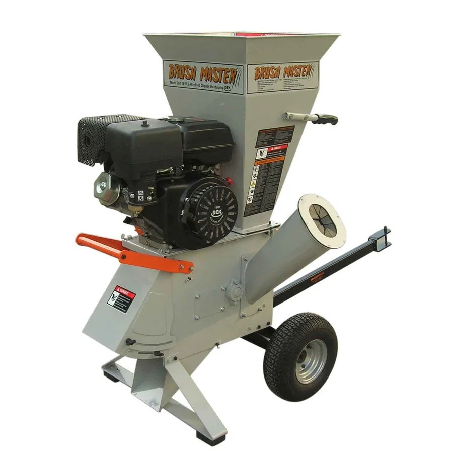 Brush Master Heavy Duty 420cc Chromium Gas Wood Chipper in the Gas Wood