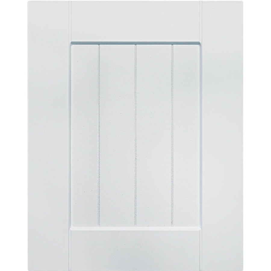 Surfaces 10in W x 28in H x 0.75in D White Rigid Thermofoil