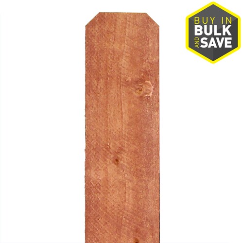 Alta Forest Products 1in x 6in W x 6ft H Whitewood Dog Ear Fence Picket in the Wood Fence