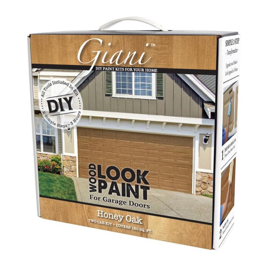 Giani Wood Look Garage Door Satin Honey Oak Exterior Paint Kit Kit in
