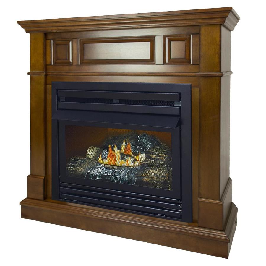 Pleasant Hearth 42in Heritage Ventless Natural Gas Fireplace in the