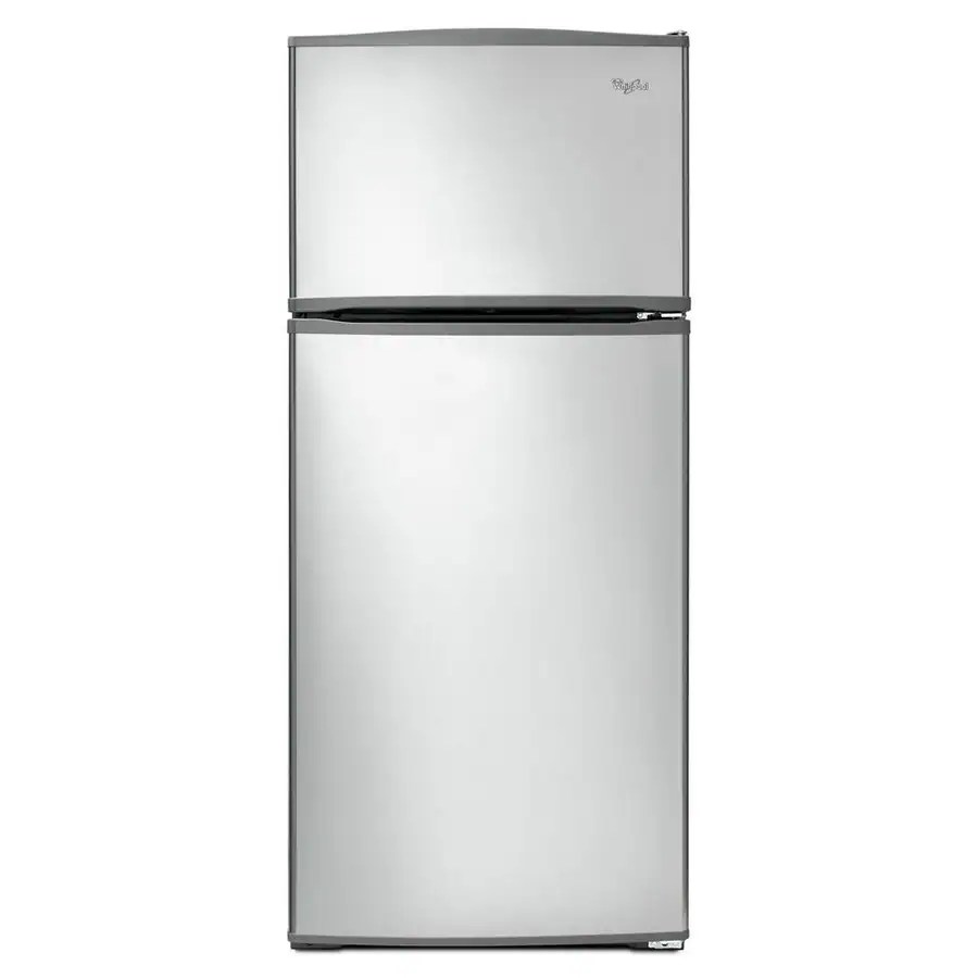 Shop Whirlpool 16cu ft TopFreezer Refrigerator (Stainless steel) at