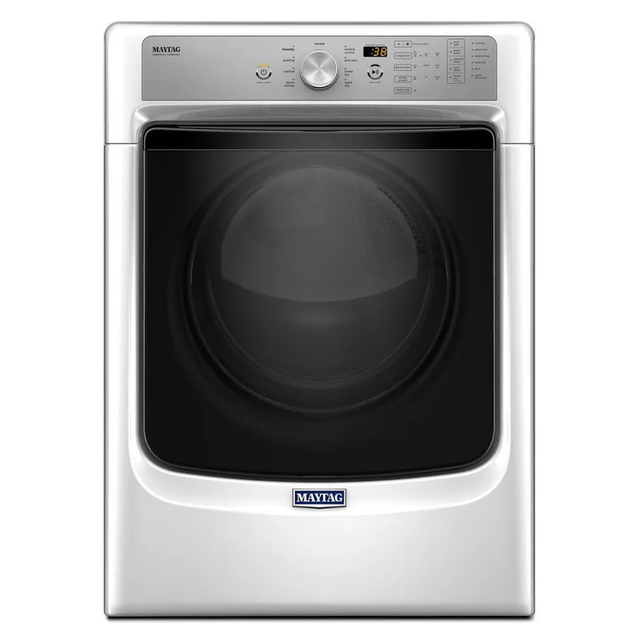 Maytag 7.4cu ft Stackable Steam Cycle Electric Dryer (White) ENERGY