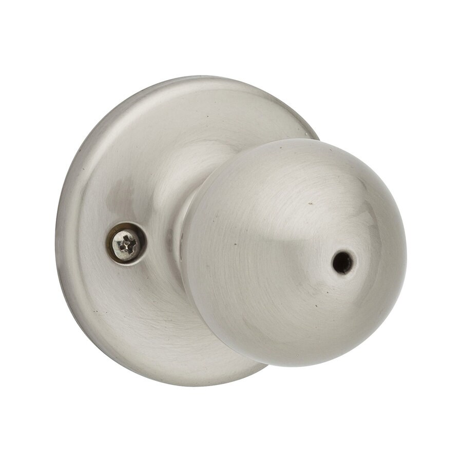 Kwikset Polo Satin Nickel Privacy Door Knob Single Pack at