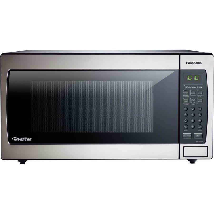 Panasonic 1.6cu ft 1250Watt Countertop Microwave (Stainless Steel) in