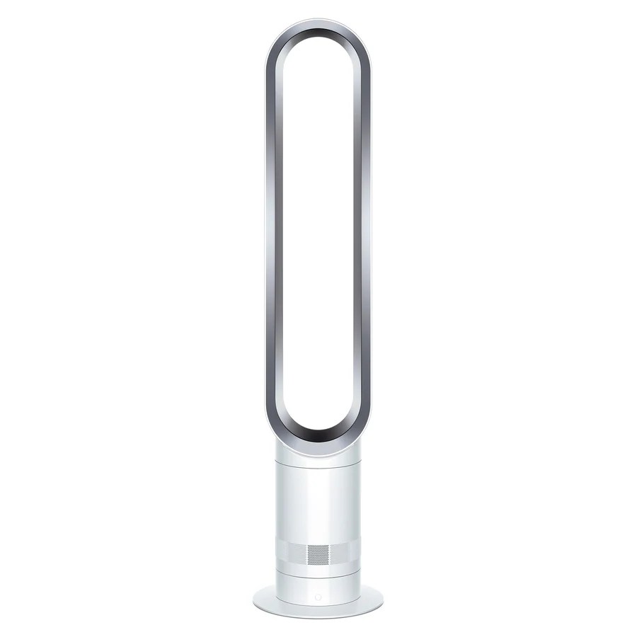 Dyson 38.7in 10Speed Indoor White/Silver Tower Fan in the Portable